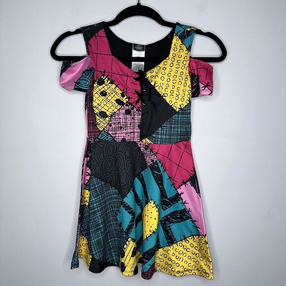 Disney Other - Disney The Nightmare Before Christmas Girls Youth Sally Rag Doll Dress Size S